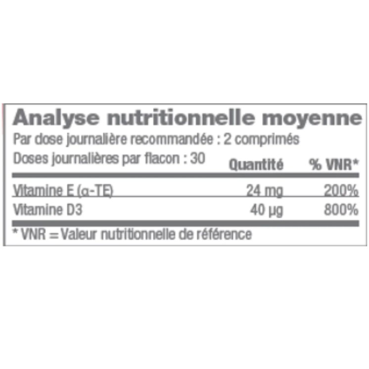 Forever Absorbent‑D™ – Vitamine D3 & E à croquer | Immunité & Os