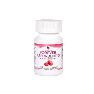 Forever Absorbent‑D™ – Vitamine D3 & E à croquer | Immunité & Os