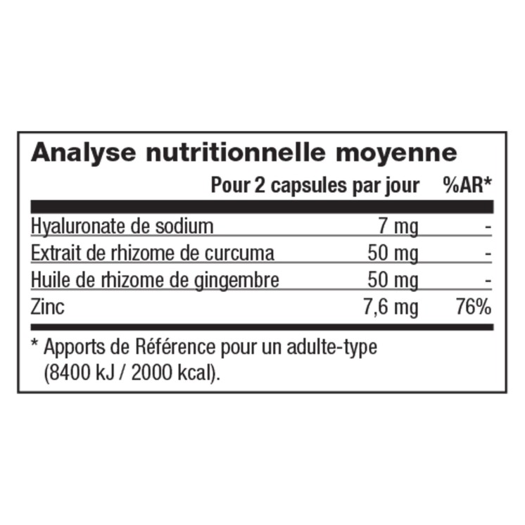 Forever Active HA™ – Acide hyaluronique bas poids, gingembre & curcuma, articulations & peau