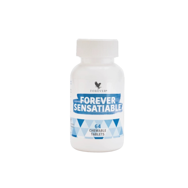 Forever Sensatiable™ – Pastilles satiété citron‑vanille, glucomannane & protéines
